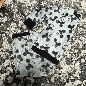 Disney Mickey Gray and Black Fleece Lounge Set-XL